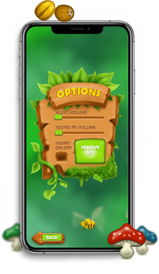 Mobile With Falling Monkeys Game